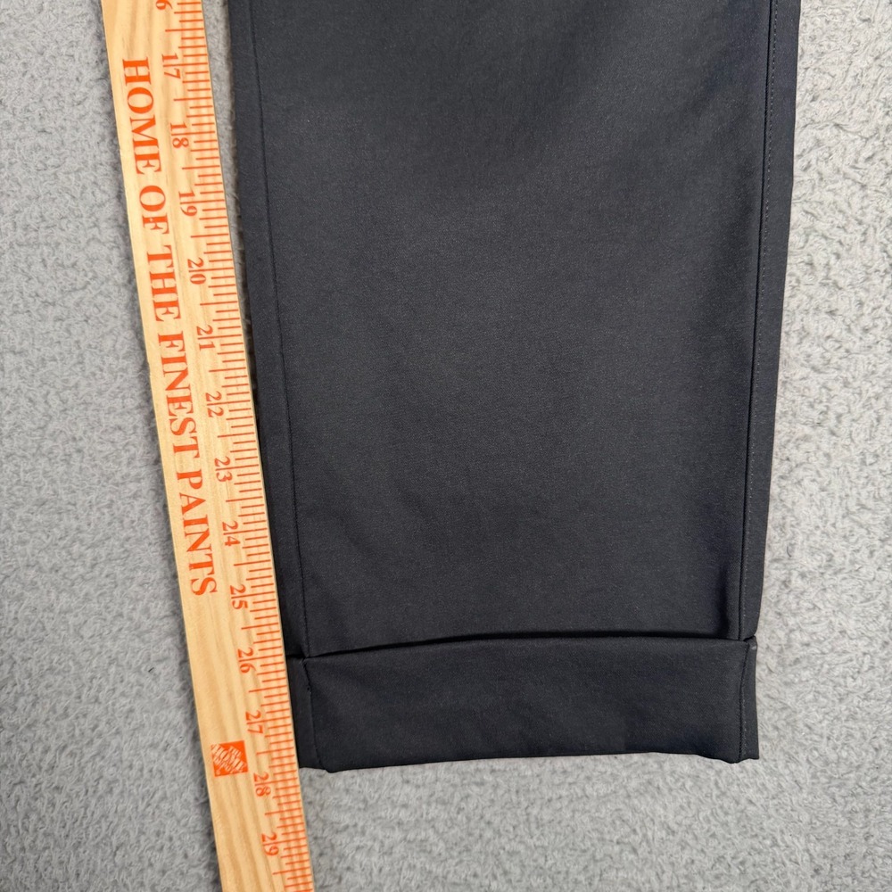 Peter Millar Pants Mens 36x28* Black EB66 Golf Performance Cuffed Casual Hemmed - Picture 6 of 10
